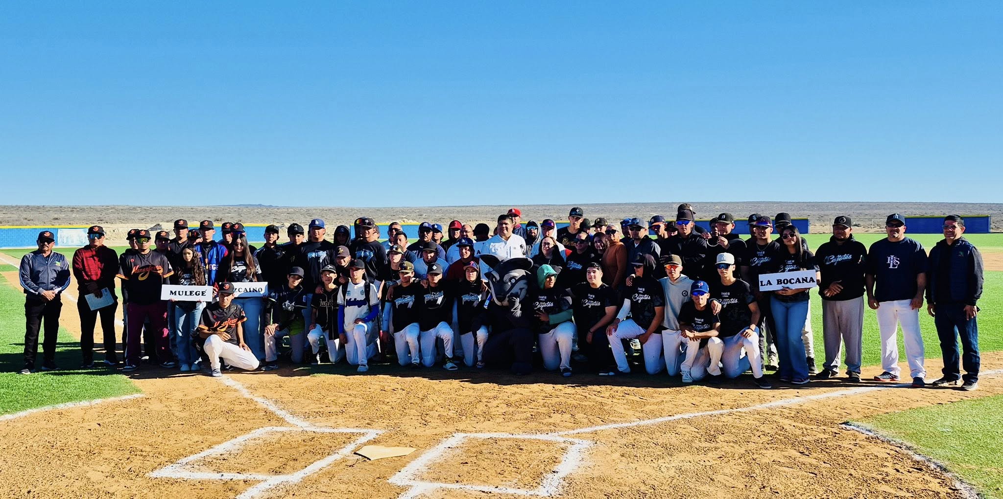INAGURACIÓN DEL SELECTIVO DE BÉISBOL EN MULEGÉ